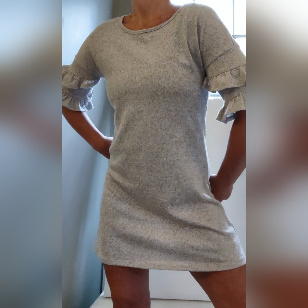 Speechless Ruffle Sleeve T-shirt Mini Dress Size XS